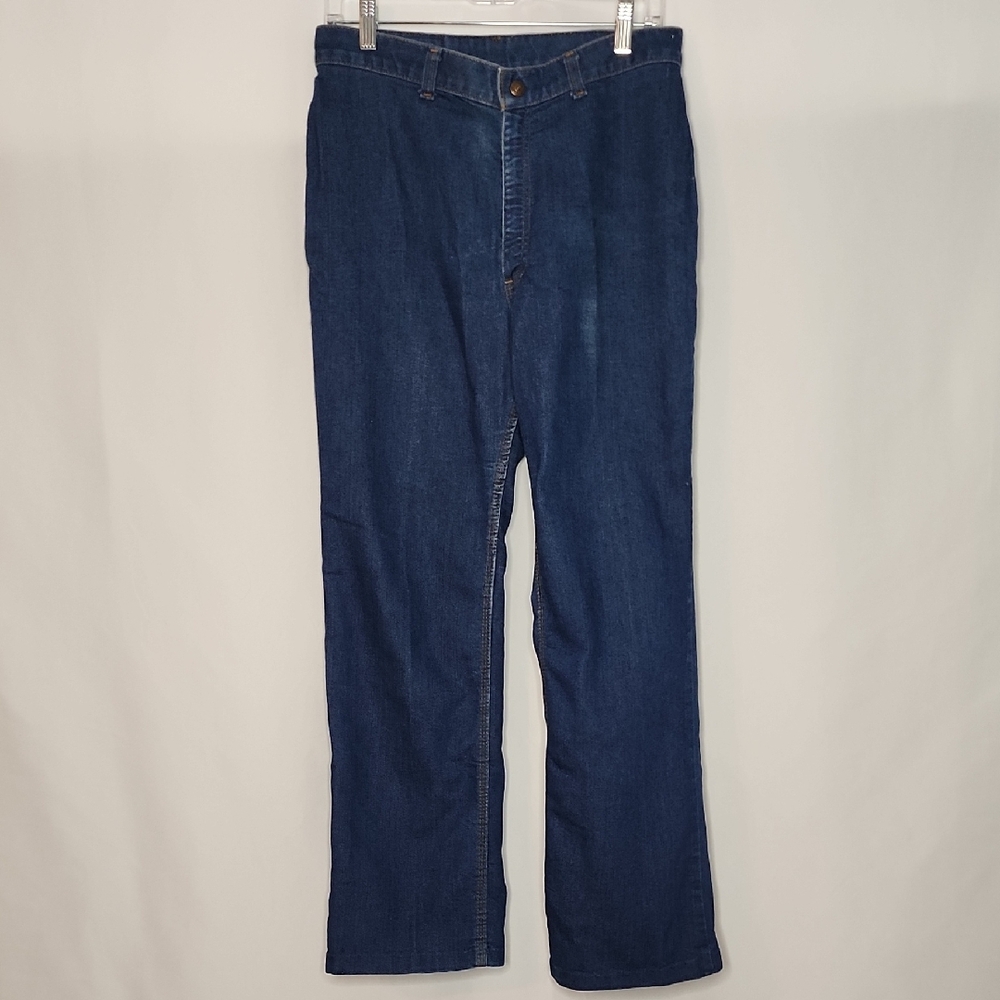 Levi's Women's Dark Blue Wide Leg Jeans Size 16